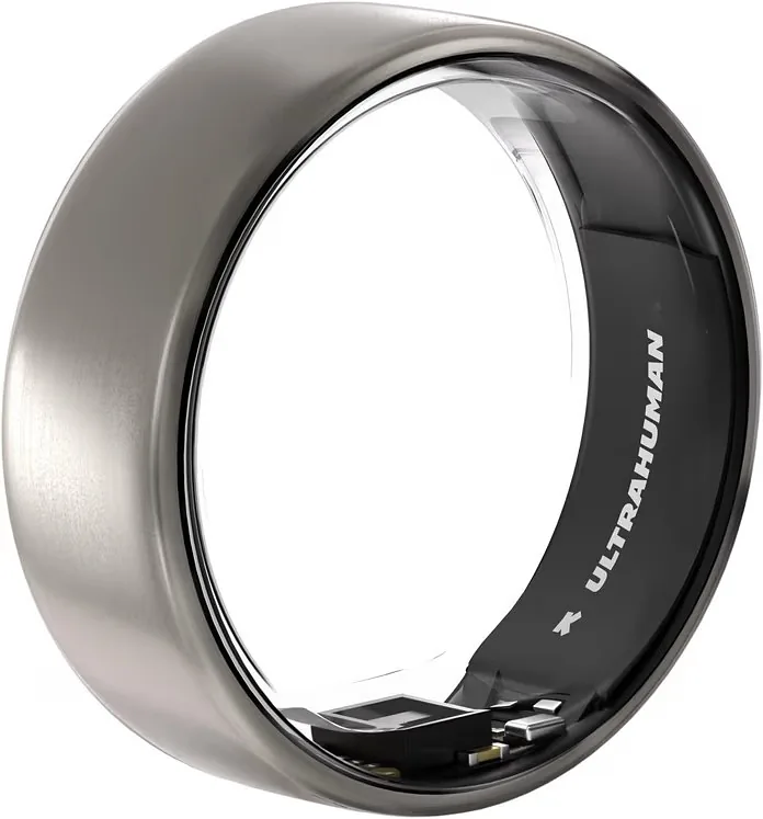 Ultrahuman, Ring Air, Raw Titanium, Size 9, Smart Ring