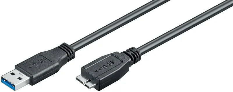 Microconnect USB3.0AB5MICRO USB-kaabel USB 3.2 Gen 1 (3.1 Gen 1) 5 m USB A Micro-USB B Must