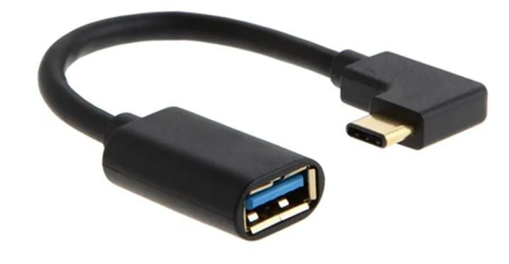 USB-C angled male to USB3.0