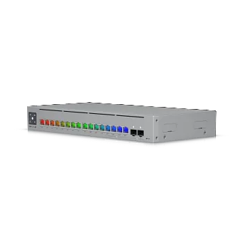 UBIQUITI 16-PORT, LAYER 3 ETHERLIGHTING? SWITCH WITH 2.5 GBE, POE++ OUTPUT, AND VERSATILE MOUNTING OPTIONS