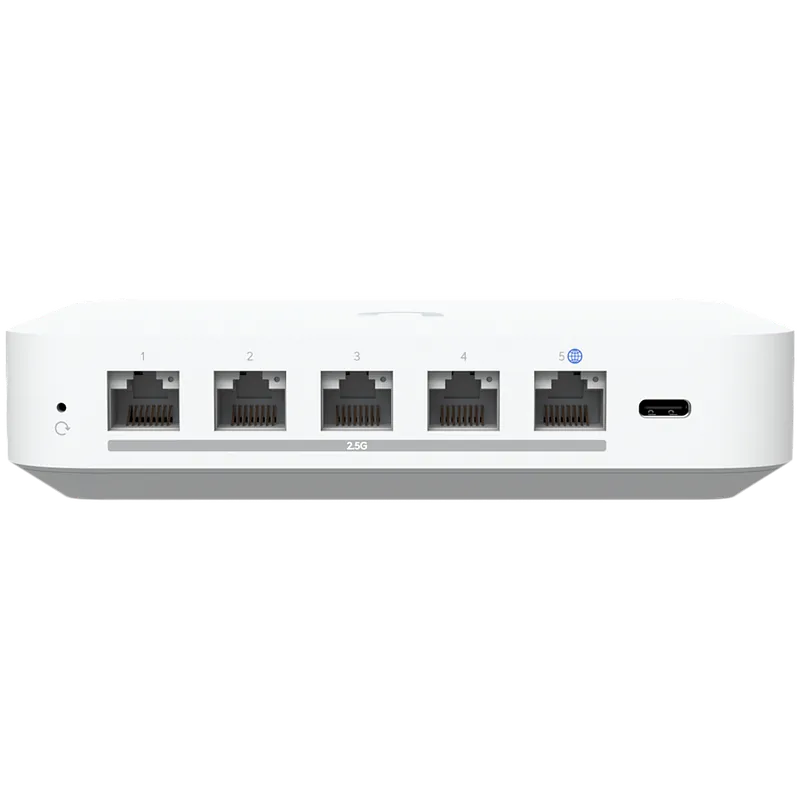 Ubiquiti UXG-Max-EU multi-WAN UniFi gateway with full 2.5 GbE support for high-performance networking at small-to-medium sites, Up to 1.5 Gbps routing with IDS/IPS