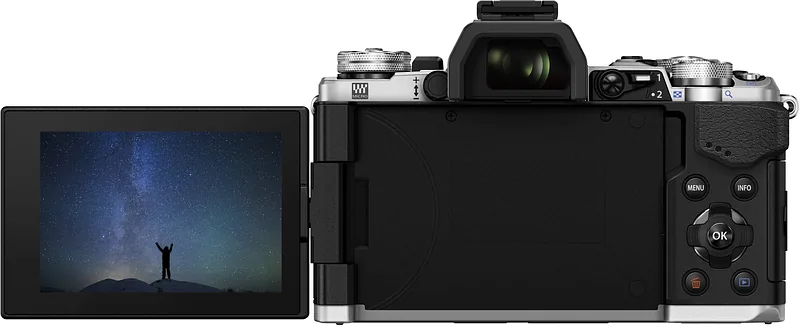 Olympus OM-D E-M5 Mark II  kere, hõbedane