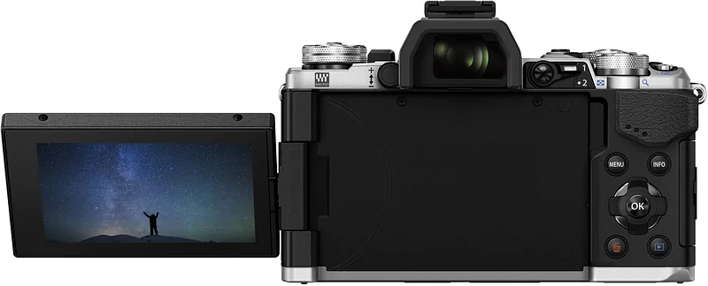 Olympus OM-D E-M5 Mark II  kere, hõbedane