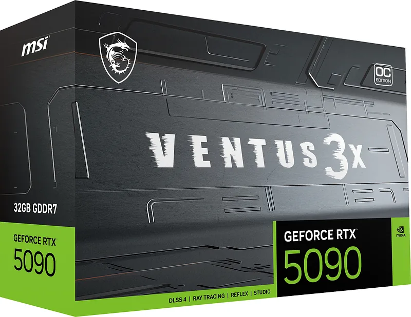 MSI VENTUS GEFORCE RTX 5090 32G 3X OC graafikakaart NVIDIA 32 GB GDDR7