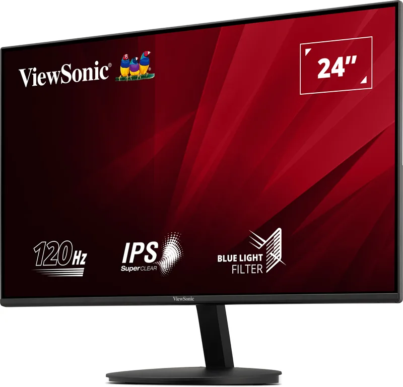 Viewsonic VA VA24E1-H PC lamekuvar 61 cm (24″) 1920 x 1080 pikslit Full HD LED Must