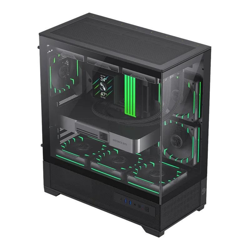 Gamemax Case, VISTA 2 AB, ATX