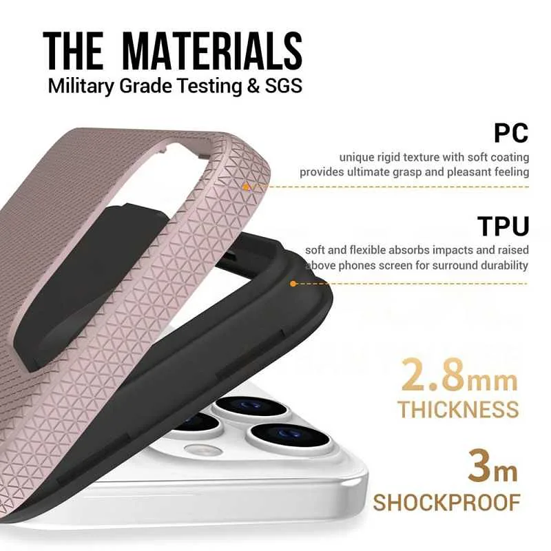 Vmax "Triangle Case iPhone 16 Pro Max" Rose Gold