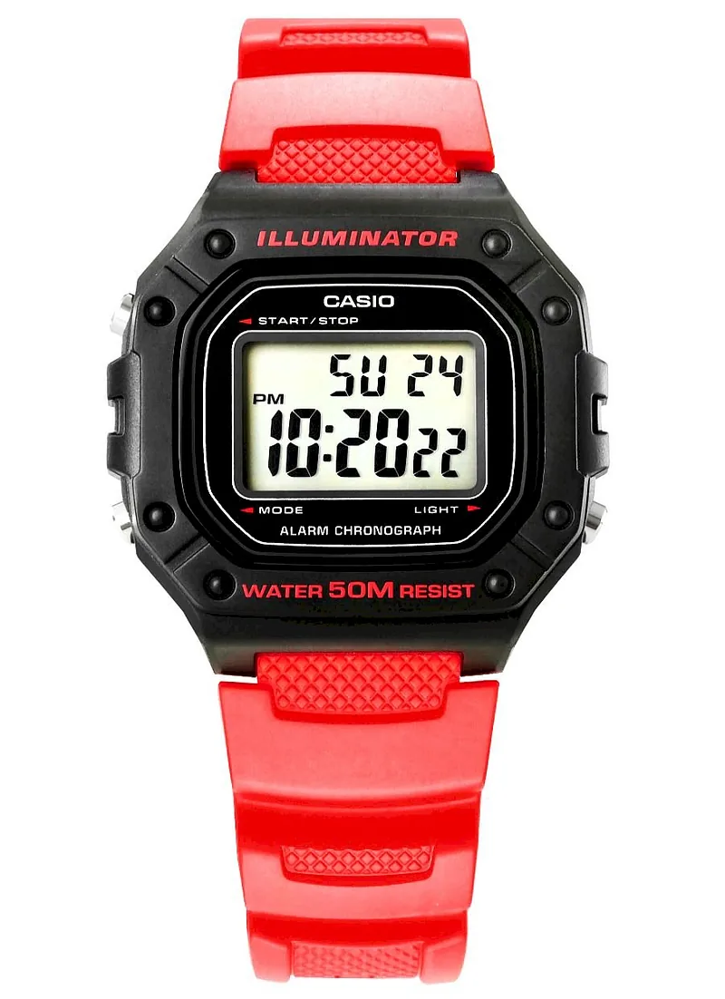 CASIO W-218H-4BVDF Men's Watch / black