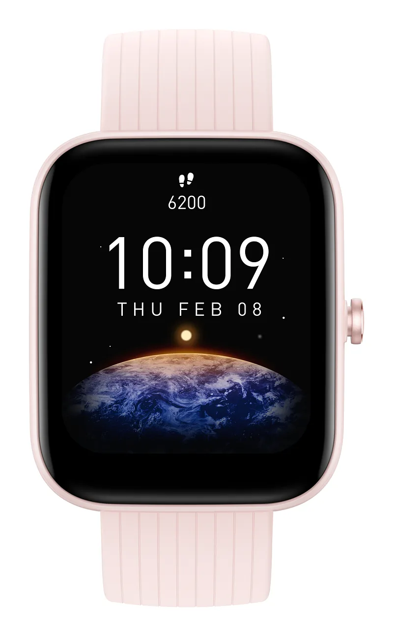 Amazfit Bip 3 Pro 4,29 cm (1.69") TFT-ekraan 44 mm Digitaalne 240 x 280 pikslit Puutetundlik ekraan Roosa GPS (satelliit)