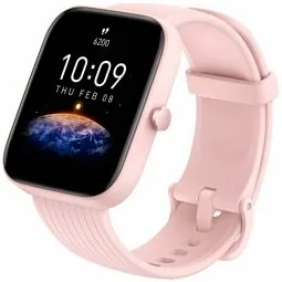 Amazfit Bip 3 Pro 4,29 cm (1.69″) TFT-ekraan 44 mm Digitaalne 240 x 280 pikslit Puutetundlik ekraan Roosa GPS (satelliit)