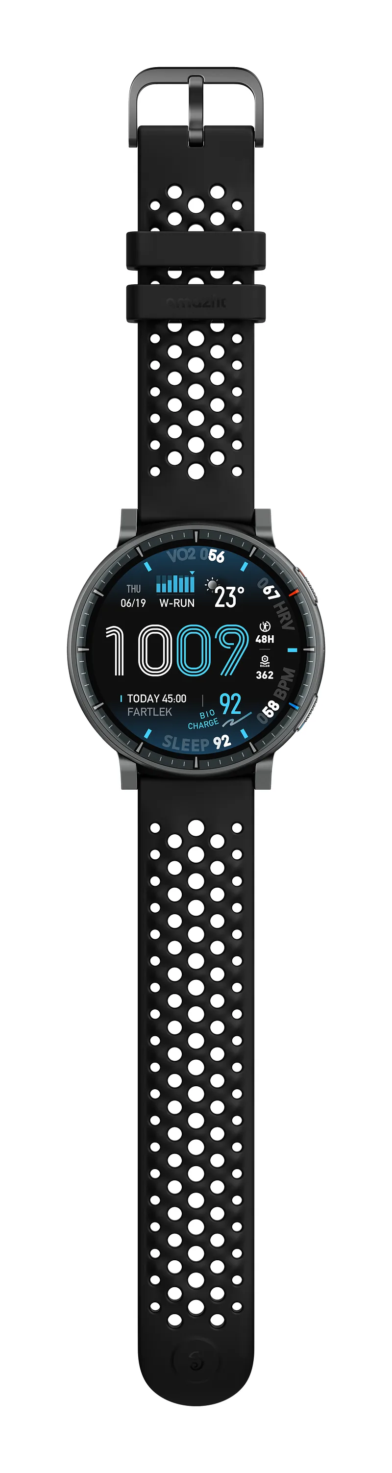 Amazfit Active Max 3,81 cm (1.5″) AMOLED Digitaalne 480 x 480 pikslit Puutetundlik ekraan Must