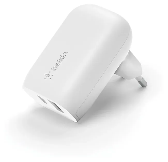 Belkin WCB007vfWH 2x USB-A PowerDelivery PPS 37W-25W biała
