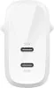 Belkin 60W, 2x USB-C PD PPS 30W, biała