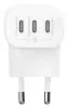 Belkin WCC002vf2MWH-B6 kątowa 3 porty USB-C PPS 67 W, kabel USB-C