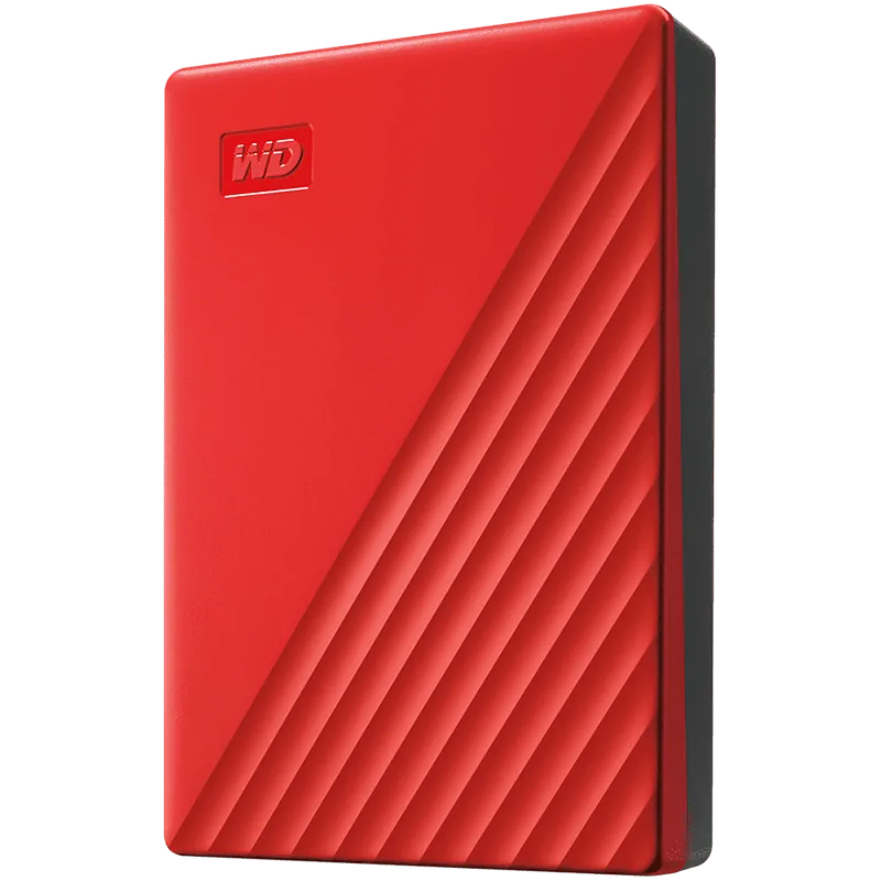 HDD External WD My Passport (4TB, USB 3.2) Red