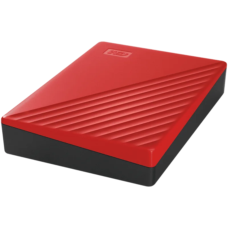 HDD External WD My Passport (4TB, USB 3.2) Red