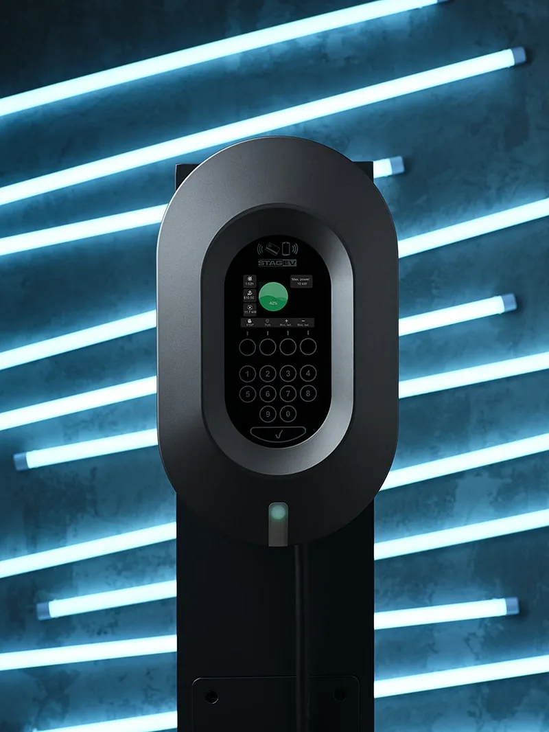 STAG EV CORE Charging Station (Charging Cable) White, Graphite