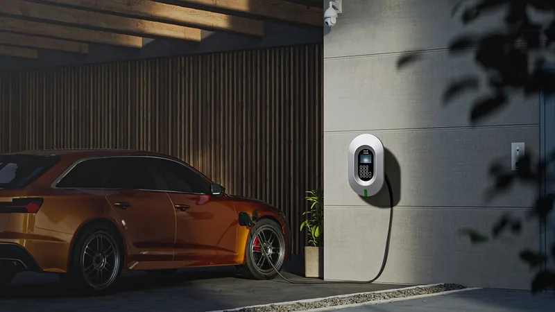 STAG EV CORE Charging Station (Charging Cable) White, Graphite