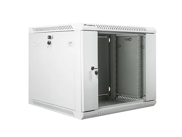 Lanberg WF01-6609-10S rack cabinet 9U Wall mounted rack Grey
