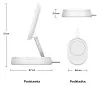 Belkin BoostCharge Pro MagsSafe, Qi2, biała