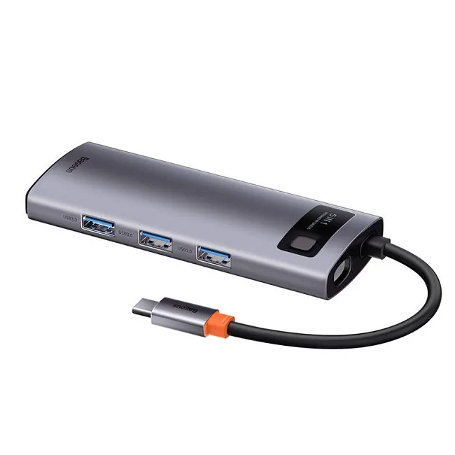 Baseus 5w1 USB-C na 3x USB 3.0 + HDMI + USB-C PD