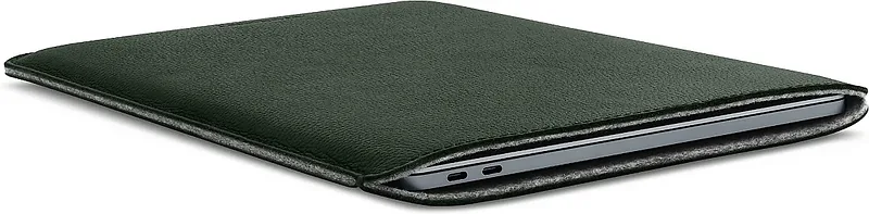 Woolnut nahast ümbris 13″ MacBook Pro & Air, roheline
