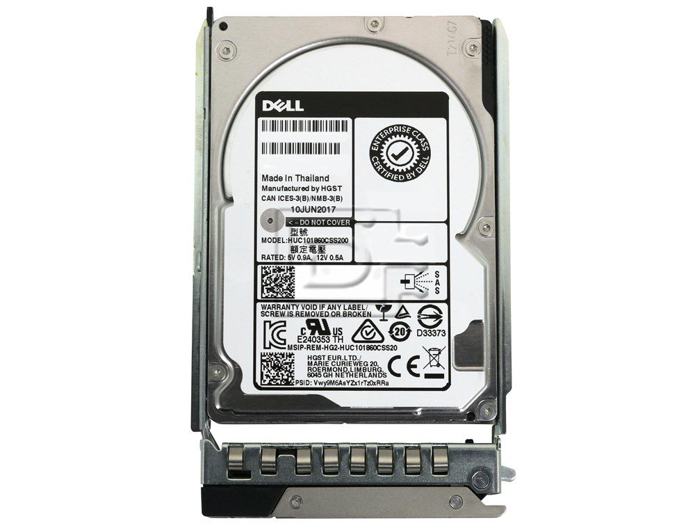 Dell, HDD 2.5" / 1.2TB / 10K / SAS / 12Gbps / 512n / Hot-Plug 14G Rx40, 10000 RPM, 1200 GB, Hot-swap