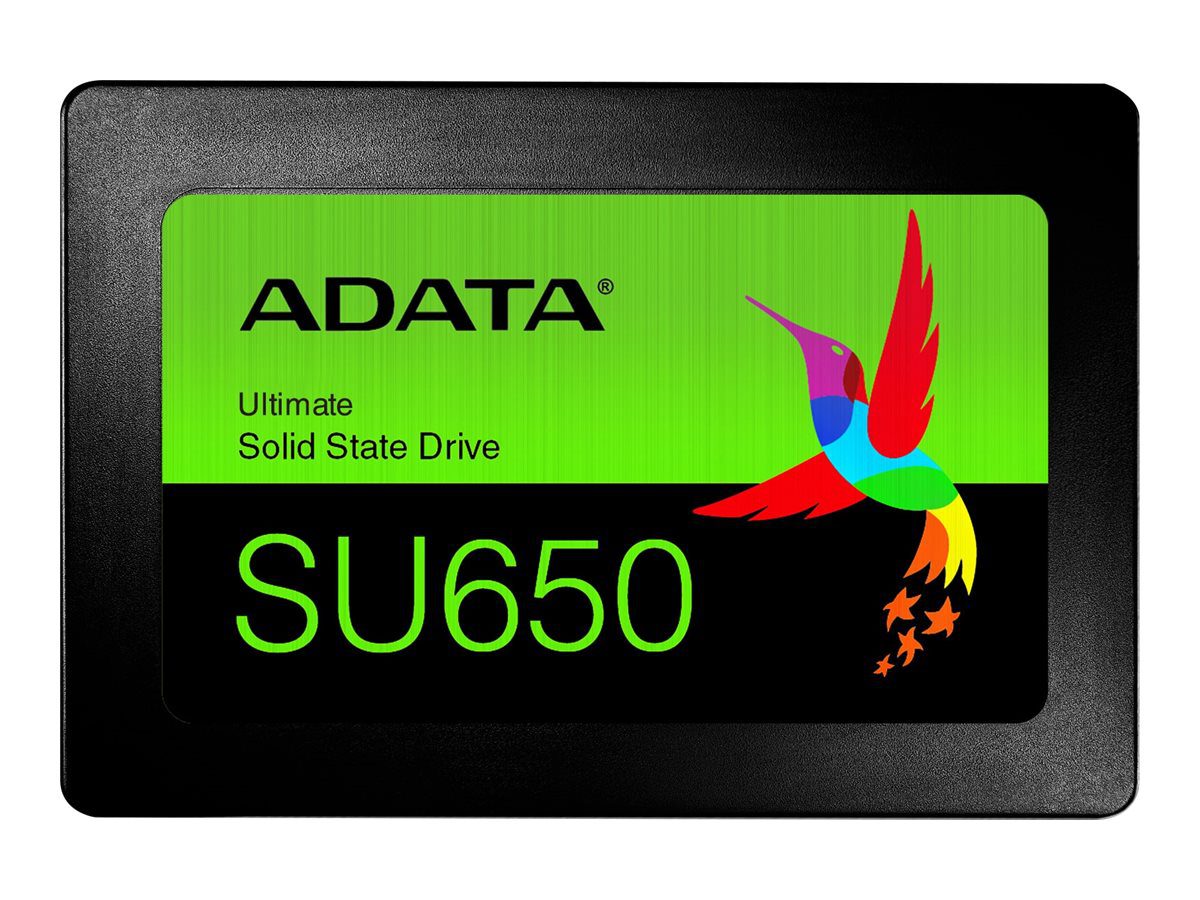 ADATA, Ultimate SU650, 512 GB, SSD form factor 2.5", Solid-state drive interface SATA 6Gb/s, Read speed 520 MB/s, Write speed 450 MB/s