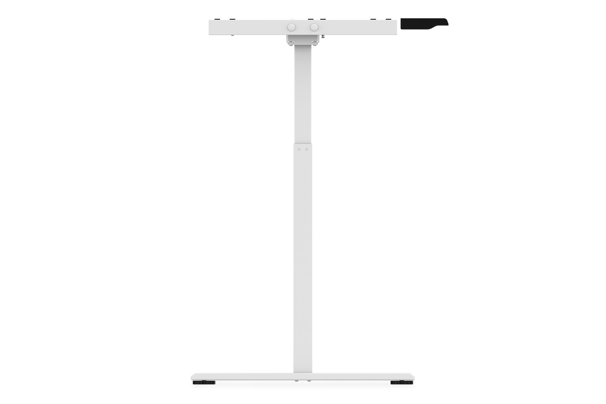 Desk frame, 71.5 - 121.5 cm, Maximum load weight 70 kg, White