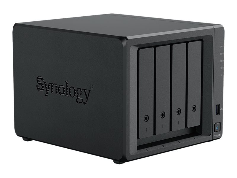 Synology, Tower NAS, DS423, up to 4 HDD/SSD, Realtek, RTD1619B, Processor frequency 1.7 GHz, 2 GB, DDR4