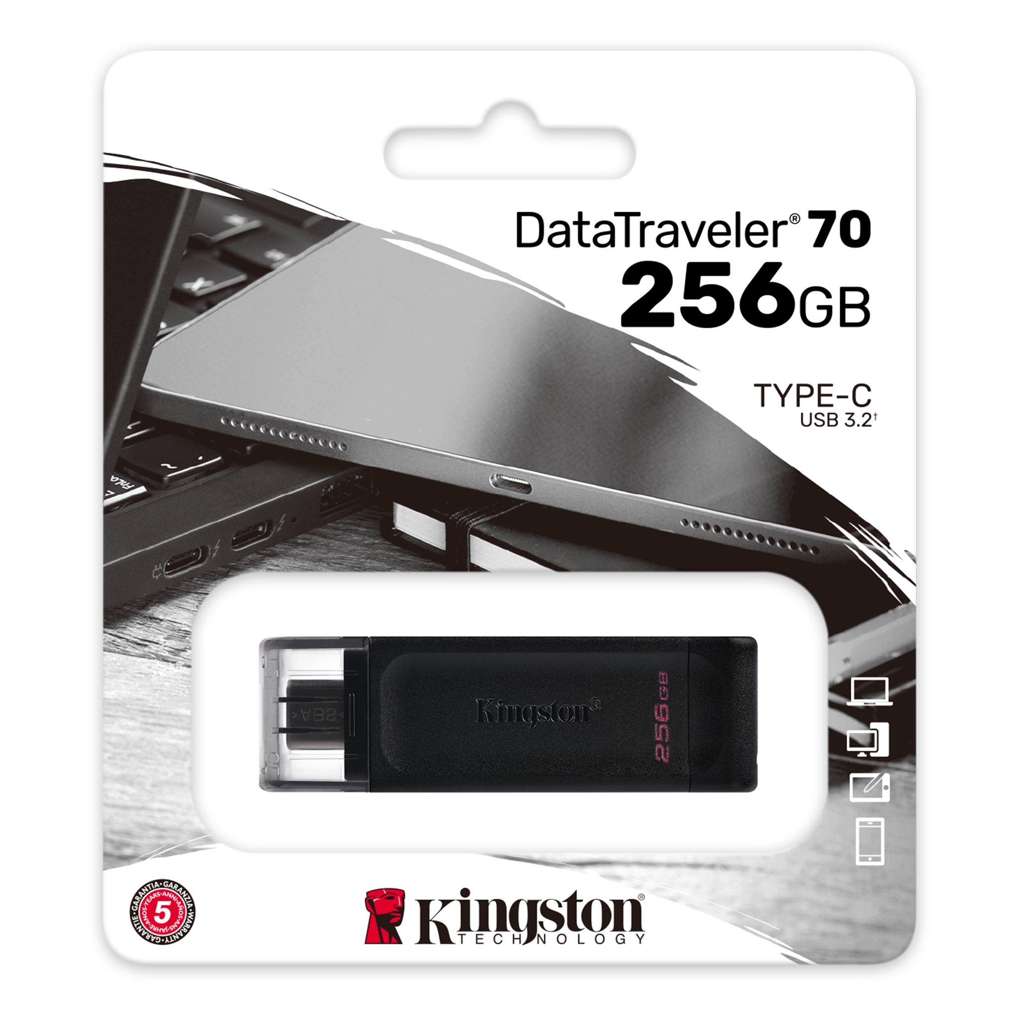 KINGSTON 256GB DataTraveler 70