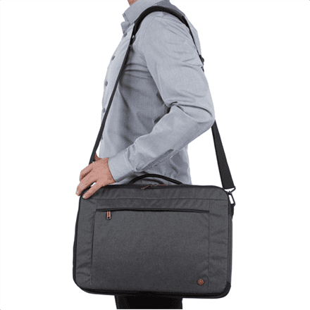 Case Logic, Era Hybrid Briefcase, Fits up to size 15.6 ", Messenger - Briefcase/Backpack, Obsidian, Shoulder strap