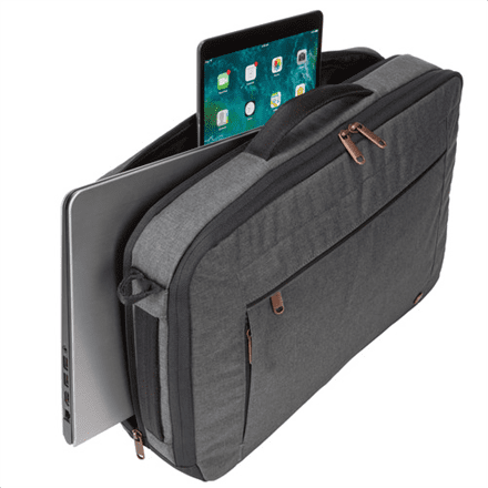 Case Logic, Era Hybrid Briefcase, Fits up to size 15.6 ", Messenger - Briefcase/Backpack, Obsidian, Shoulder strap