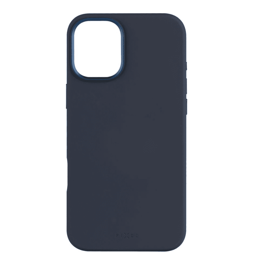 Fixed MagFlow, Back cover, Apple, iPhone 16 Plus, Liquid silicon, Blue