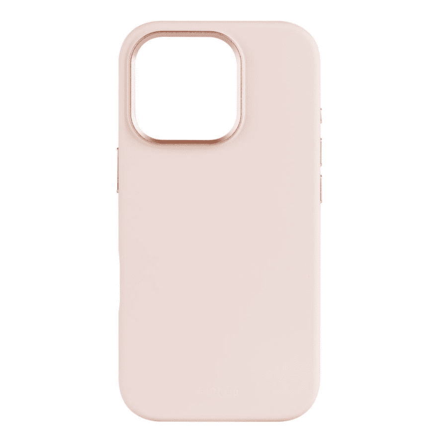 Fixed MagFlow, Back cover, Apple, iPhone 16 Pro, Liquid silicon, Pink