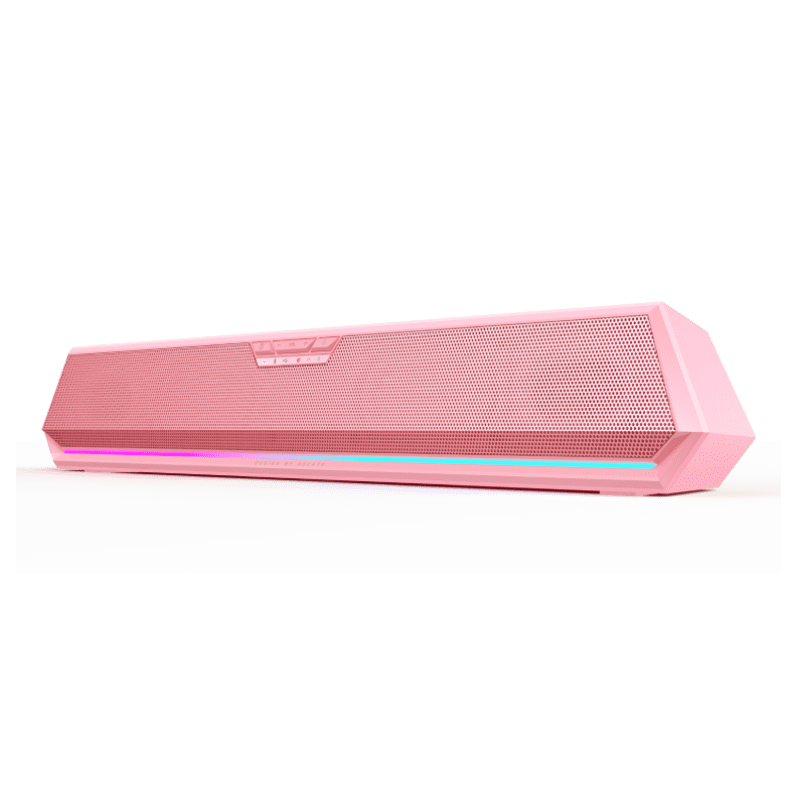 Edifier 7.1 Surround Gaming Speaker, G1500 BAR, 2.5 W + 2.5 W, Bluetooth, Pink, Wireless connection