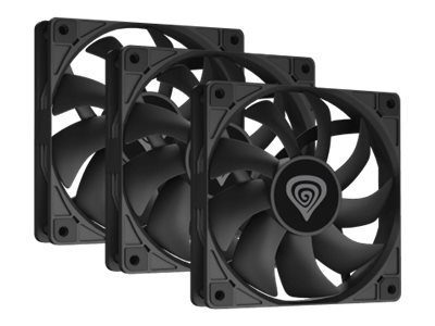 NATEC Oxal 120 Computer case Fan 12 cm Black 3 pc(s)