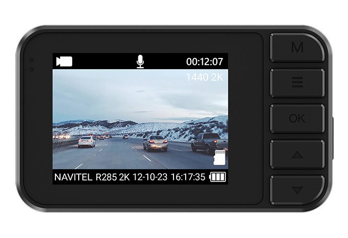 Navitel, Dashcam, R285 2K, IPS display 2''; 2К 2560×1440, Maps included