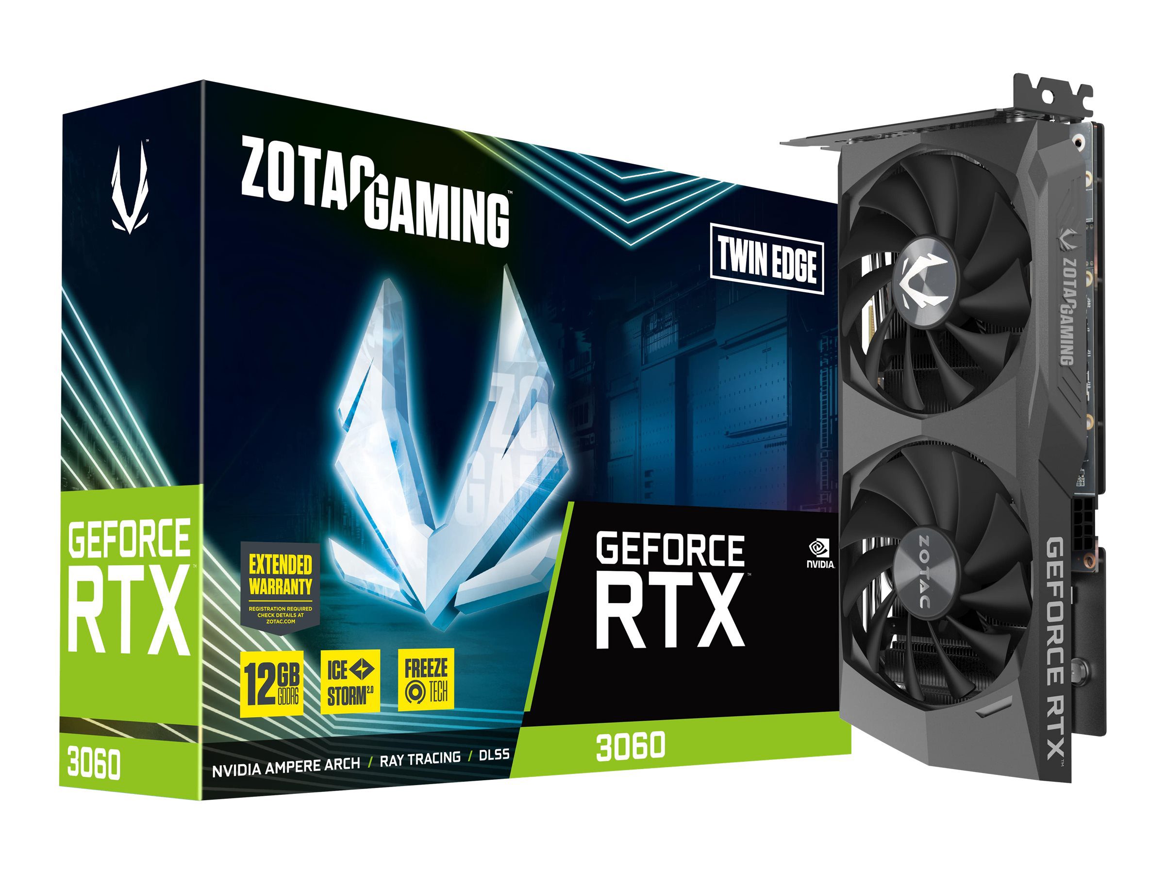 Zotac GAMING GeForce RTX 3060 Twin Edge NVIDIA 12 GB GDDR6