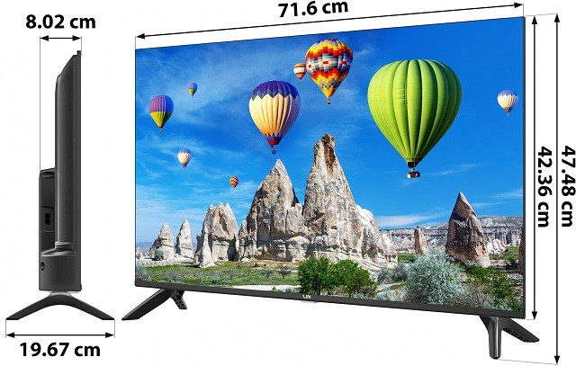 TV 32’ LIN 32LHD1810 Slim HD Ready DVB-T2