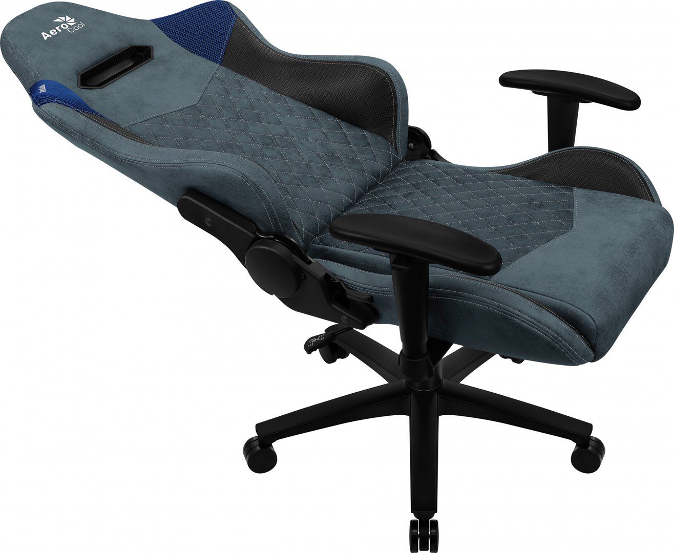 Aerocool DUKE AeroSuede Universal gaming chair Black,Blue