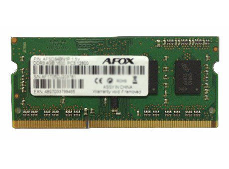 AFOX SO-DIMM DDR3 8GB memory module 1333 MHz LV 1,35V