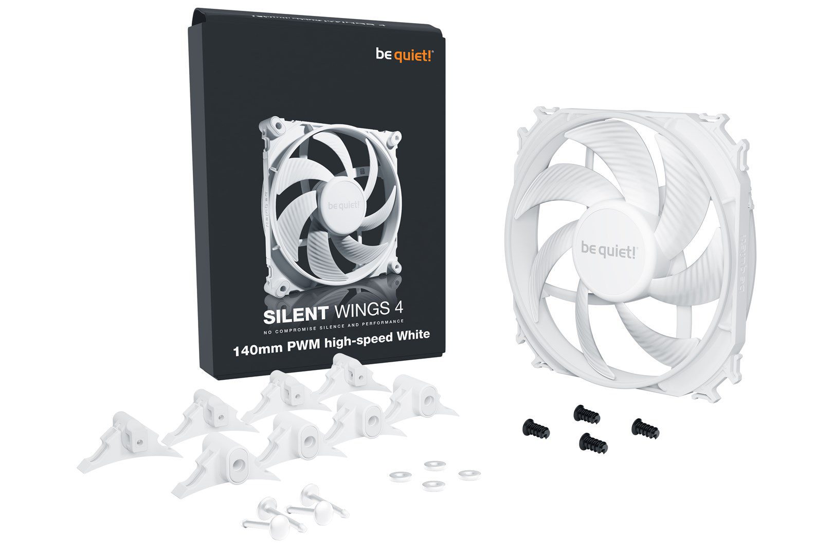 Fan - Be Quiet! Silent Wings 4 140mm PWM high-speed White