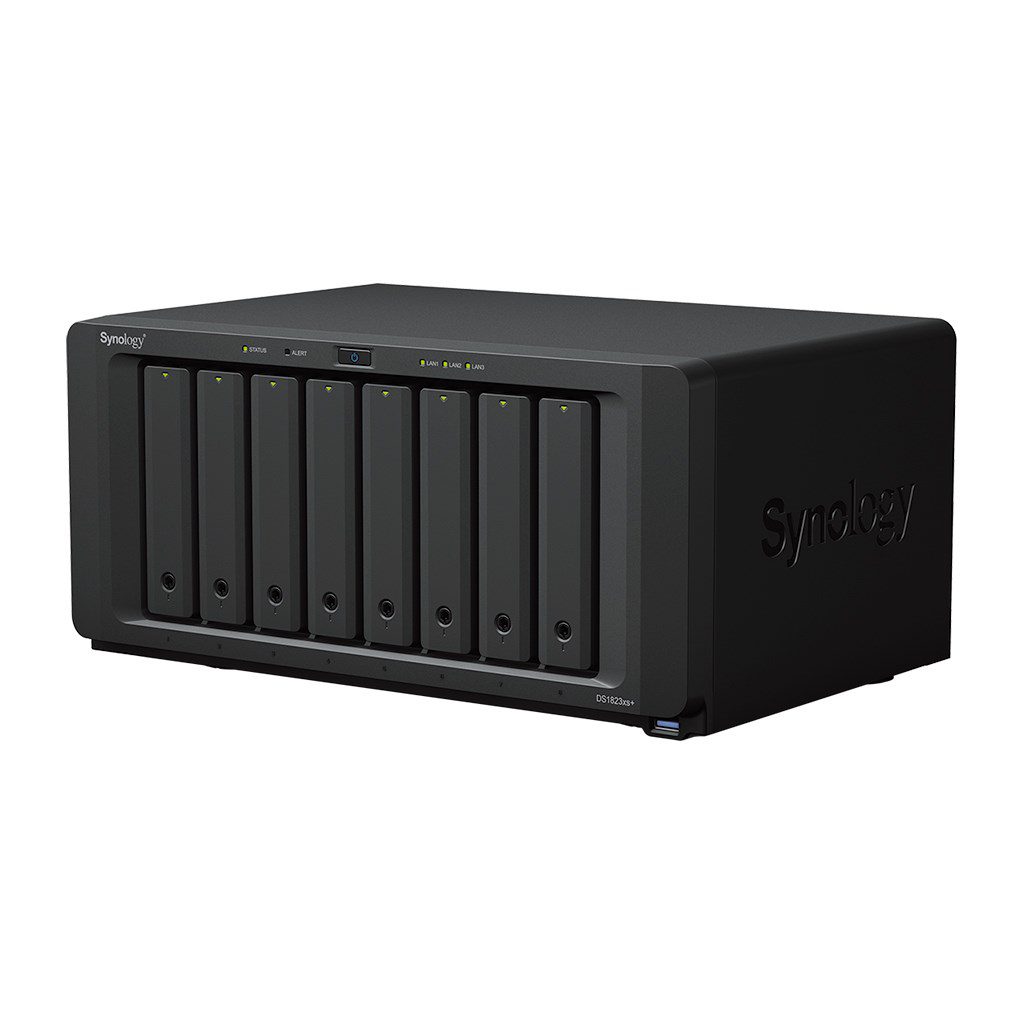 Synology, Synology, 8-Bay, DS1823xs+, Up to 8 HDD/SSD Hot-Swap, AMD Ryzen, V1780B, Processor frequency 3.35 GHz, 8 GB, DDR4