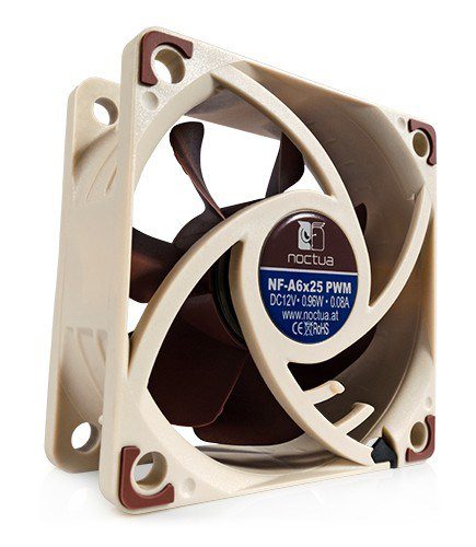 Noctua NF-A6x25 PWM Computer case Fan 6 cm Beige, Brown