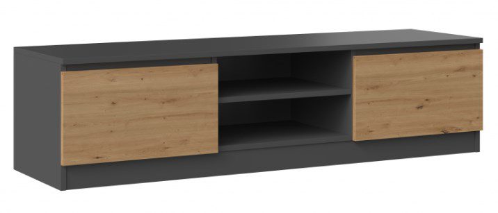 Topeshop RTV 140 ANTR/ARTIS TV stand/entertainment centre 2 shelves