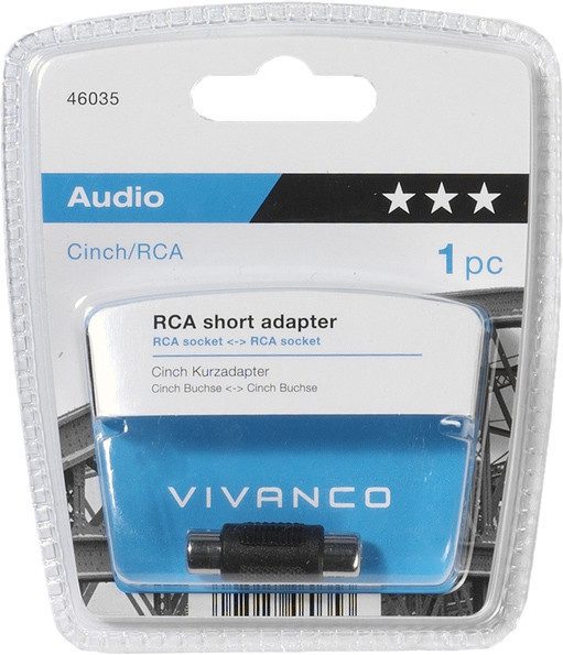 Vivanco  adapter RCA - RCA (46035)