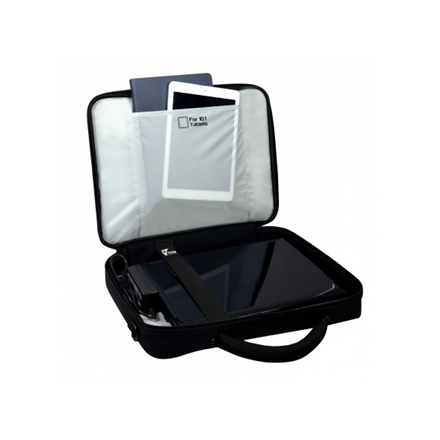 PORT DESIGNS, Courchevel, Fits up to size 17.3 ", Messenger - Briefcase, Black, Shoulder strap