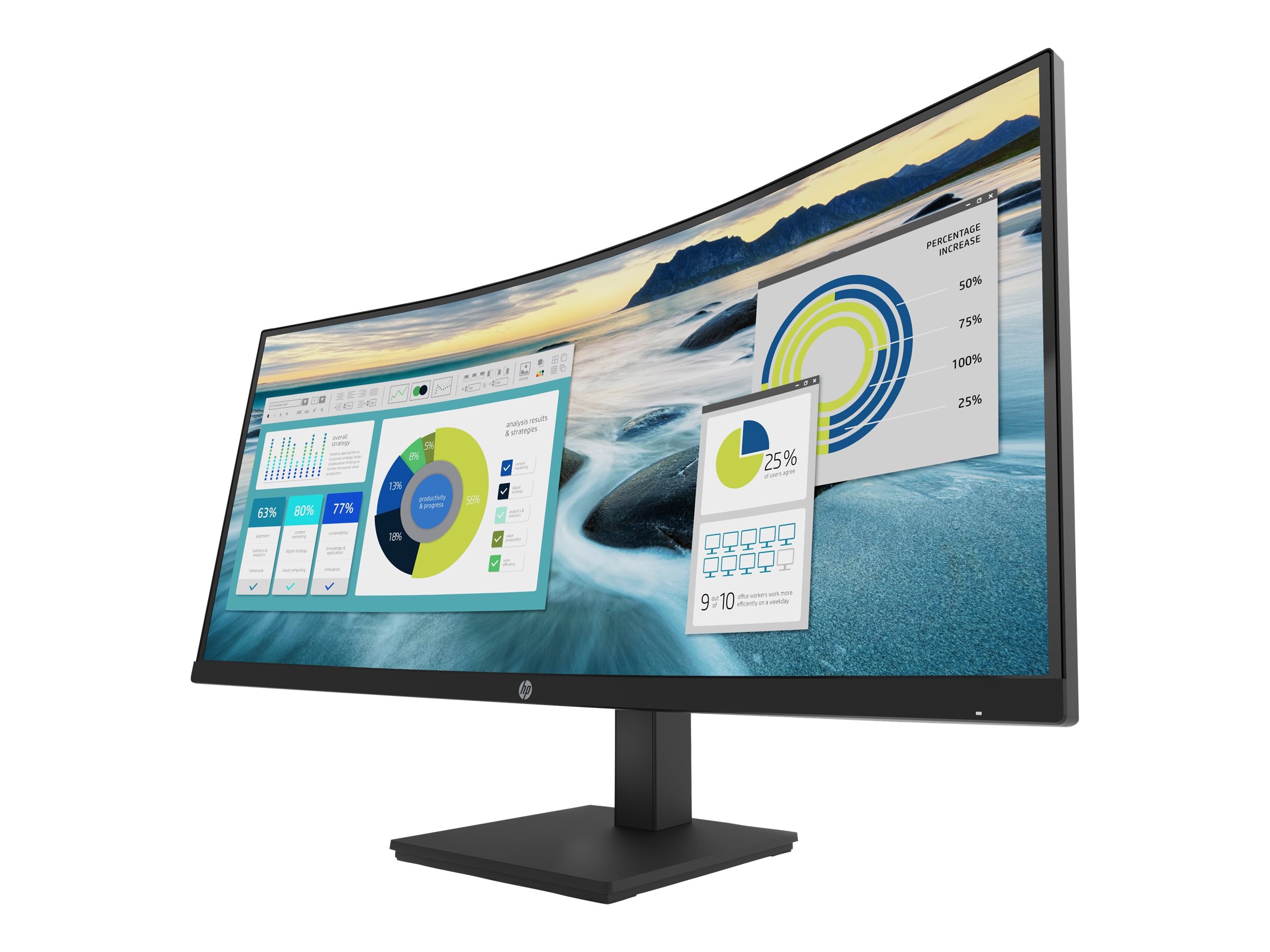 HP P34hc G4 34inch WQHD USB-C Curved