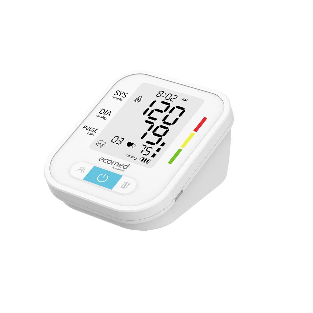 Medisana, Blood Pressure Monitor, BU-95E, White, Calculation of blood pressure, Calculation of heart rate, Calculation of the average value of the last 3 saved values, Upper Arm